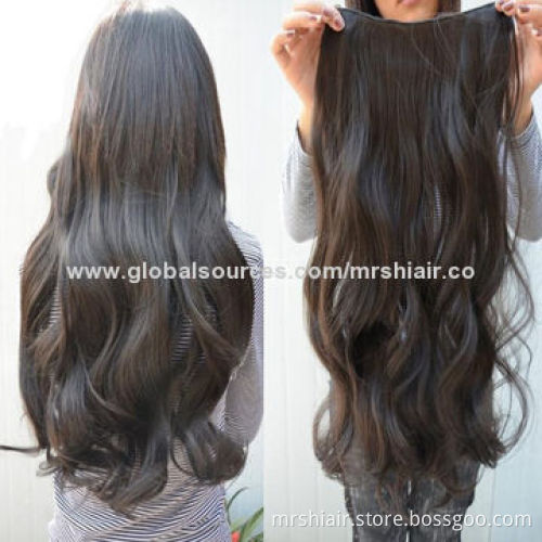 26-inch 6 Clips Curly Wavy Full Head Clip in Hair Extensions